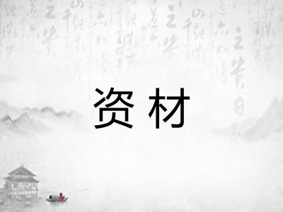 资材 资材