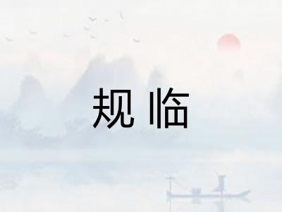 规临