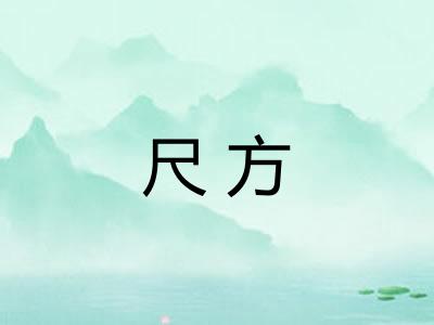 尺方