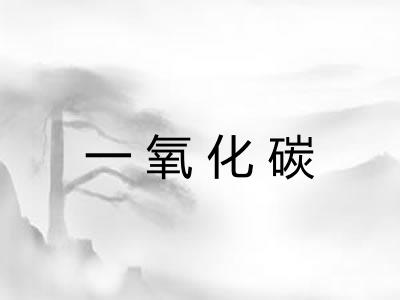 一氧化碳 一氧化碳