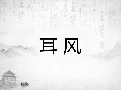 耳风