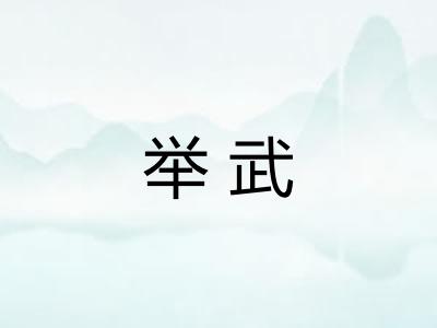 举武 举武