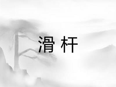 滑杆