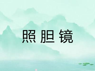 照胆镜