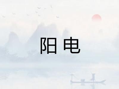 阳电 阳电