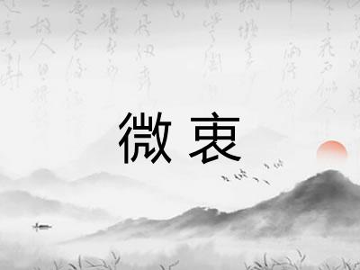 微衷