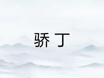 骄丁
