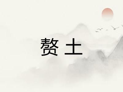 赘土