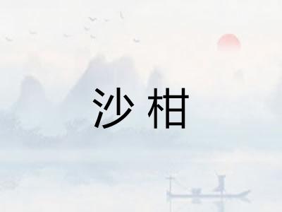 沙柑 沙柑