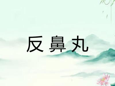 反鼻丸
