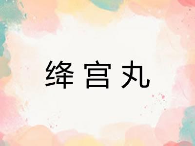 绛宫丸 绛宫丸