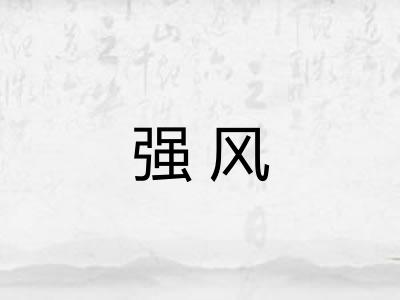 强风 强风