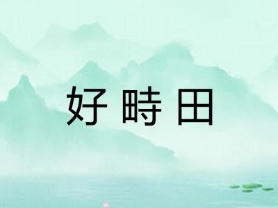 好畤田