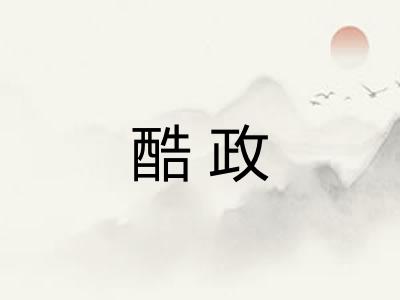 酷政