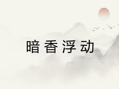 暗香浮动 暗香浮动