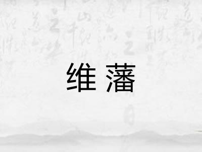 维藩