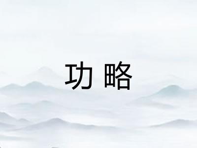 功略