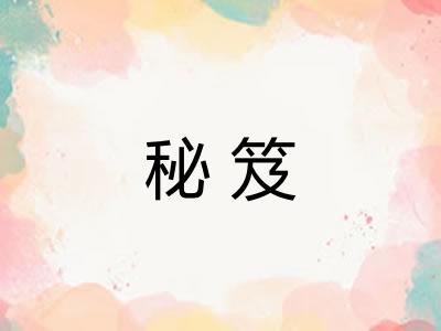 秘笈