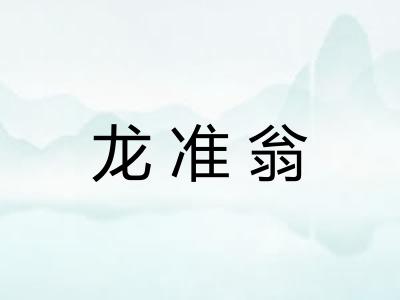 龙准翁