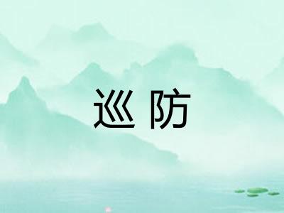 巡防 巡防