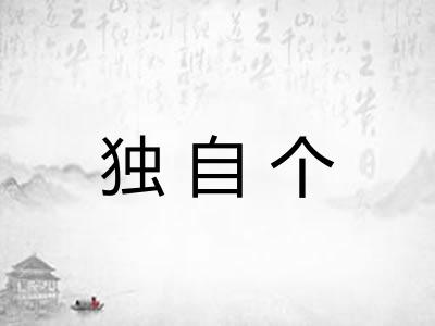 独自个
