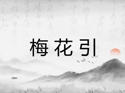 梅花引