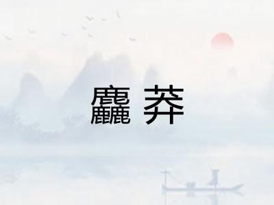 麤莽