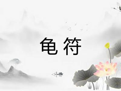 龟符