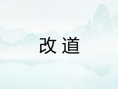 改道