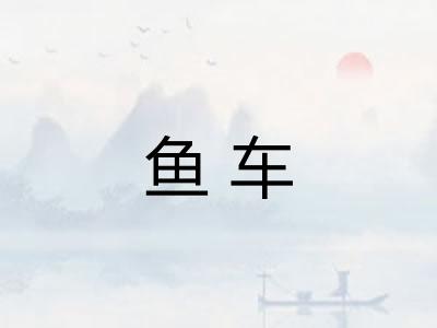 鱼车 鱼车