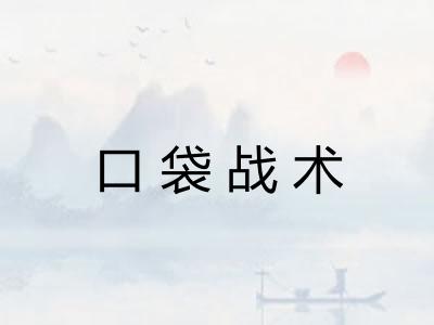 口袋战术