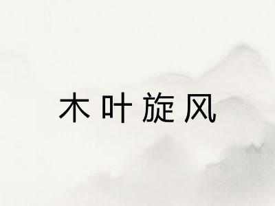 木叶旋风 木叶旋风