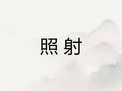 照射