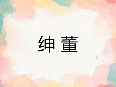 绅董