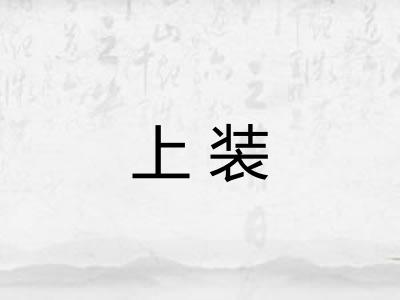 上装 上装