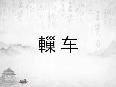 轈车