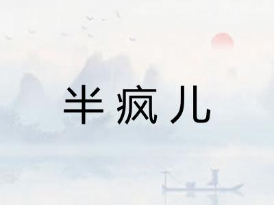 半疯儿 半疯儿
