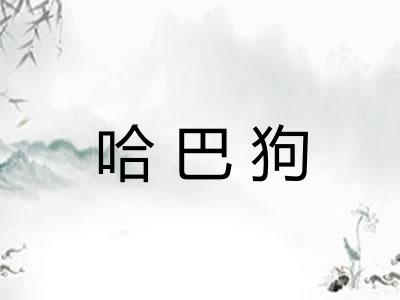 哈巴狗