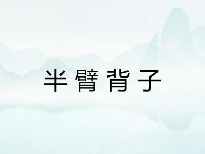半臂背子