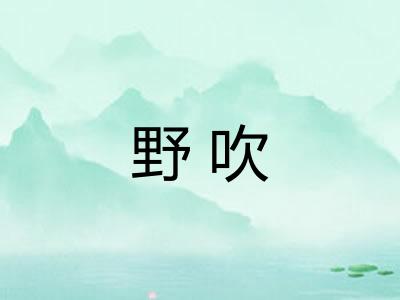 野吹