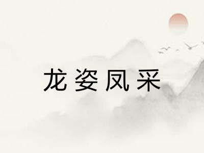 龙姿凤采
