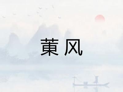菄风