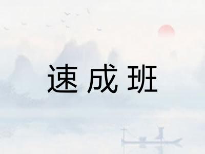 速成班
