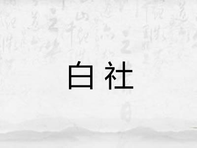 白社