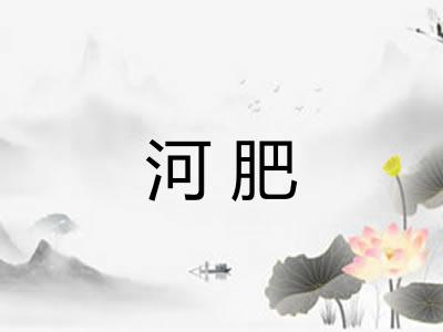 河肥