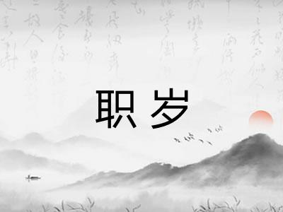 职岁 职岁