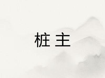 桩主