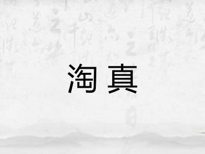 淘真 淘真