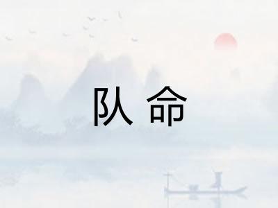 队命
