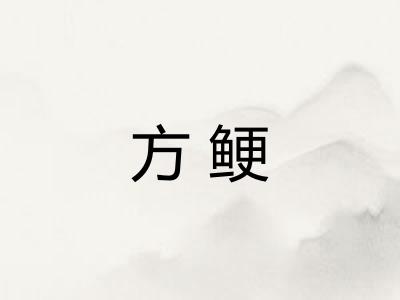 方鲠 方鲠